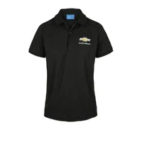 Chevrolet Ladies Polo Shirts Performance Black