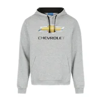 GM Chevrolet Gold Bowtie Hoodie Grey