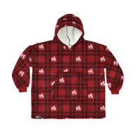 Holden Classic Red Plaid Wearable Blanket